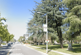 A municipality's LED streetlight that was converted by Tanko Lighting